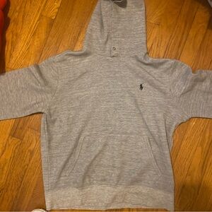 Ralph Lauren Gray Sweatshirt Classic Hoodie